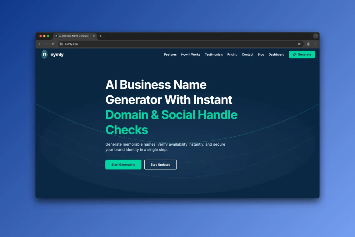 Describing your business vision in Nymly